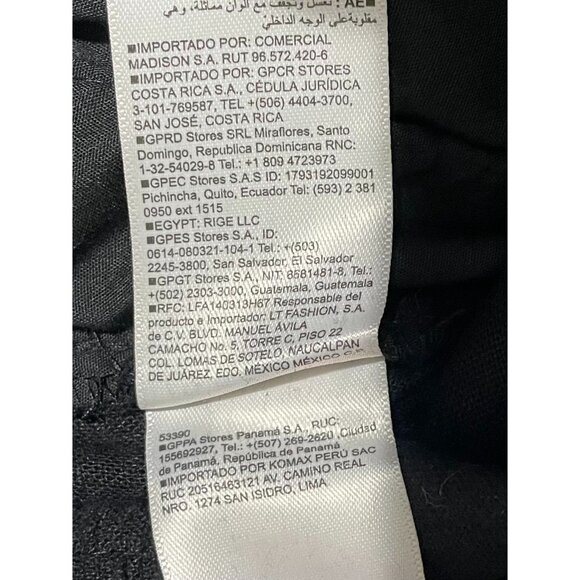 Old Navy Black High-Rise Wide-Leg Comfort Waistband Linen-Blend Pants Petite L - Picture 8 of 13